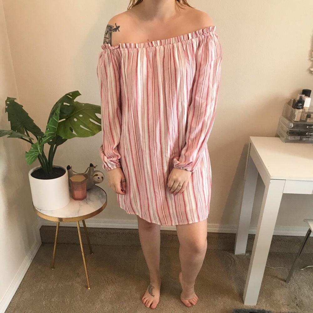 Off the shoulder dress